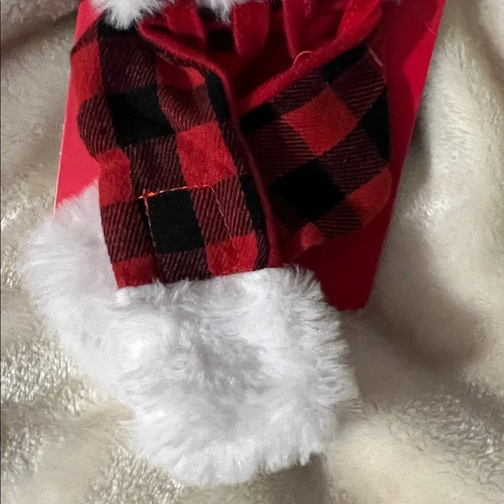 NWT 🐈‍⬛🎄BUNDLE: CHRISTMAS ADJUSTABLE CAT/KITTEN HOLIDAY SANTA HAT/SCARF BOWTIE